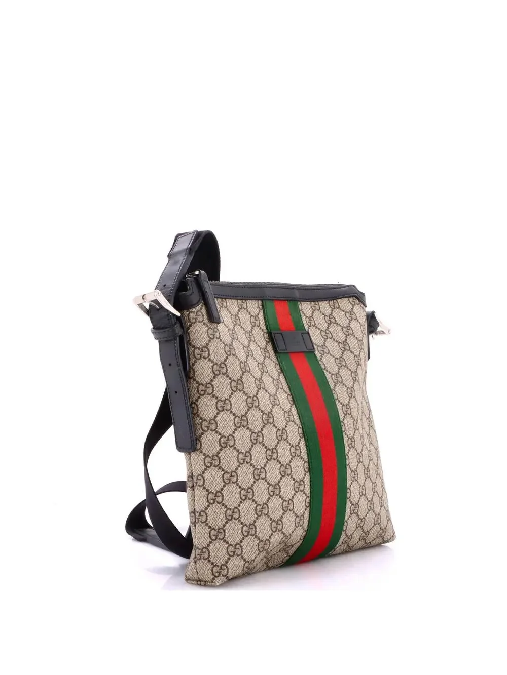 Gucci Web Messenger Bag Gg Coated #322284G95B